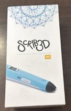 SCRIB3D P1 3D Printing Pen with Display - Includes 3D Pen, 3 Starter Colors New