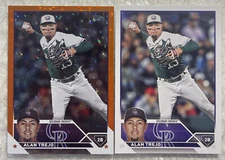 2023 Topps Update #US104 Alan Trejo ORANGE FOIL SSP /299 (+Base)