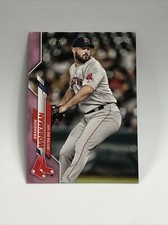 2020 Topps Mini On-Demand #498 BRANDON WORKMAN Pink Border #2/25 Boston Red Sox