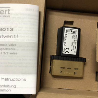 NEW BURKERT 6013 A 3.0 FKM MS G1/4 Solenoid Valve 24VDC 8W