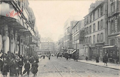 Old postcard 75 Paris XIIe RUE DE CHARENTON