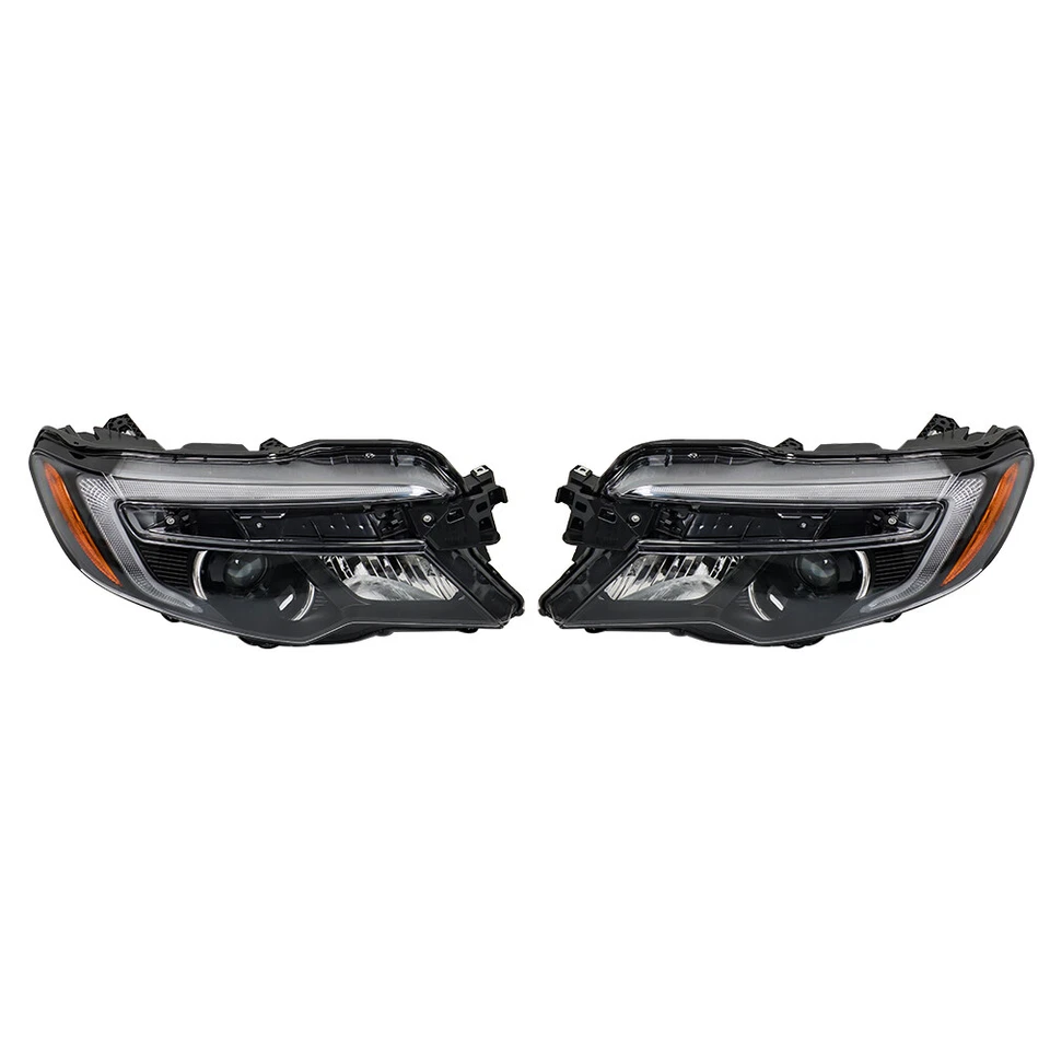 For Honda Pilot 16-18 Ridgeline 17-20 w/ LED DRL Projector Headlights Clear Lens - Изображение 2 из 4