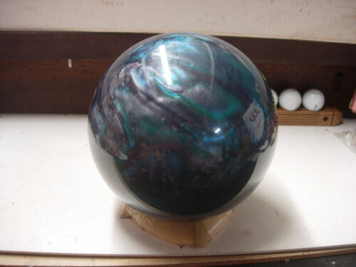 13lb 4oz NIB 2014 USA Columbia Scout Reactive Teal/Silver Reactive Bowling Ball - Picture 3 of 7