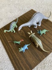 6 Realistic Dinosaur Figure Toys 10" To 3"
