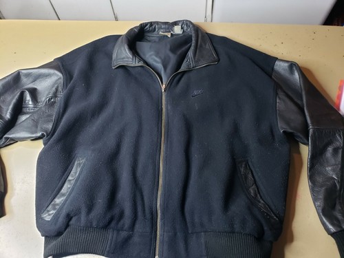 vintage nike force wool leather varsity 