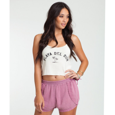 NWT BILLABONG 100% Cotton Gauze Crochet Tulip Beach Gym Shorts SMALL XS S 0 2 4