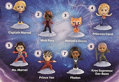 McDonald's Happy Meal Toys 2023*THE MARVELS* Complete Set Of