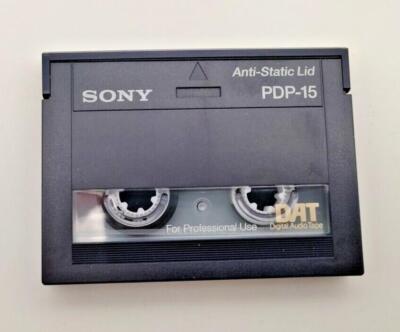   DAT Leerkassette 15 min - SONY PDP-15 ''ASL'' - Pro DAT plus  - Nur 1x benutzt