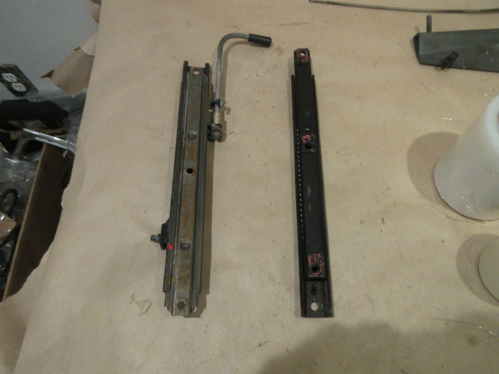 Ferrari Mondial 8 - 3.0 QV - LH Seat Adjustment Rails - P/N 60668500 - 60668600
