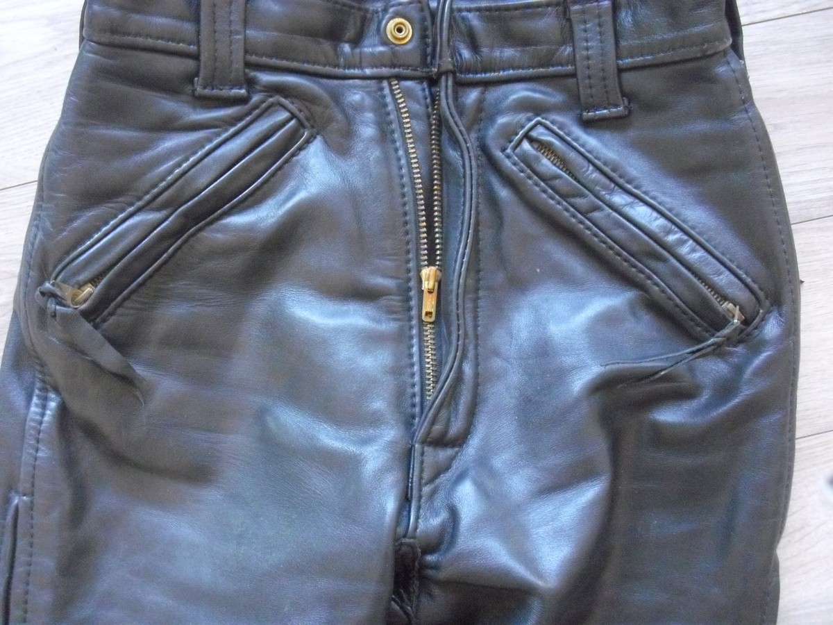 Langlitz Leathers Motorcycle Pants Black 26