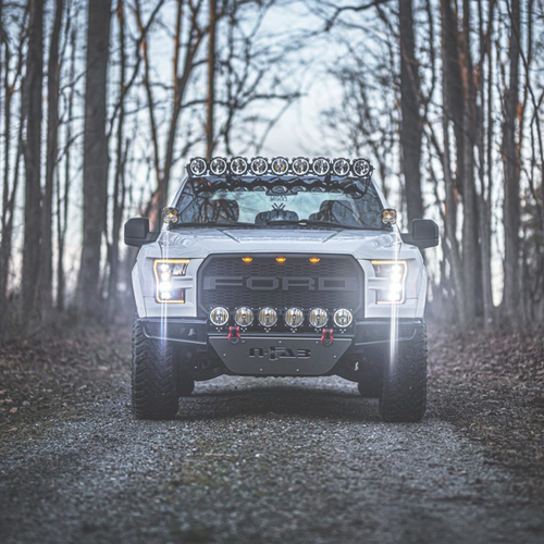 KC Hilites 4" Rally 400 Halogen Single Light 55W Fog Beam Black Universal Fit - Bild 4 von 12