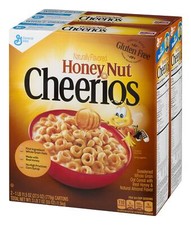 Honey Nut Cheerios Heart Healthy Gluten Free Breakfast Cereal, Value Pack, 55 oz
