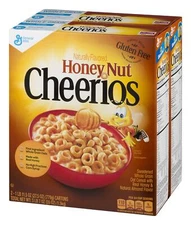 Honey Nut Cheerios Heart Healthy Gluten Free Breakfast Cereal, Value Pack, 55 oz