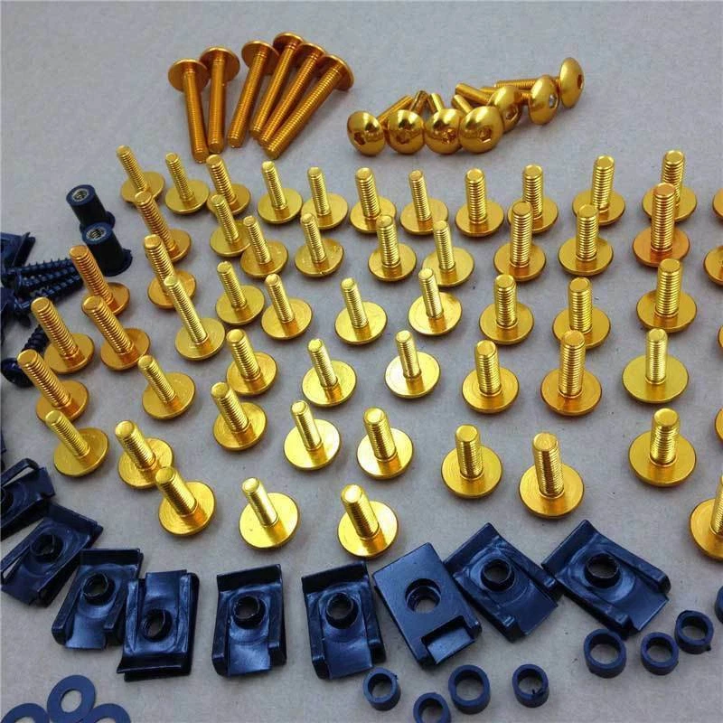 Золотой универсальный комплект болтов обтекателя ABS для Suzuki GSXR 600 750 K4 K5 K6 K7 K8 - Изображение 4 из 4