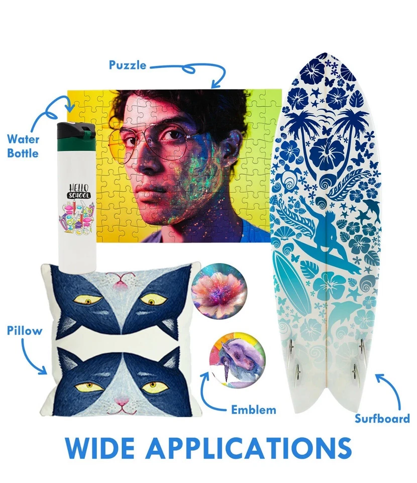 1.120 ML Sublimation Ink Compatible With Surecolor F170 F570 F530 F500 F550 T49M - Image 3 of 4