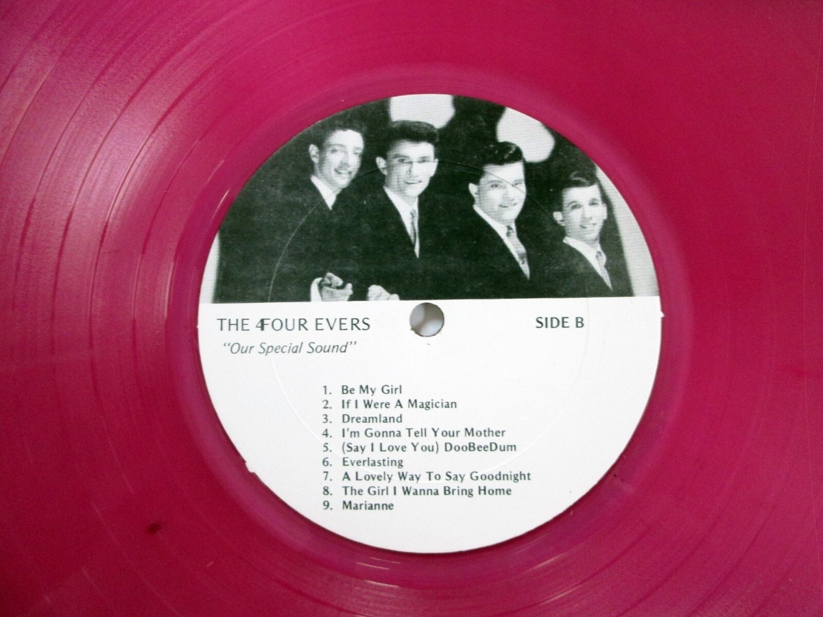 The 4 Evers FOUR EVERS Our Special Sound LP MINT- Pink Wax Doowop