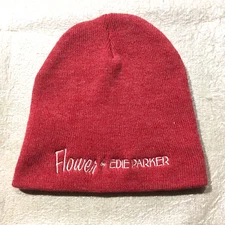 Flower by Edie Parker Knit Beanie Hat, Unisex, Fuchsia, OSFA, Brand New