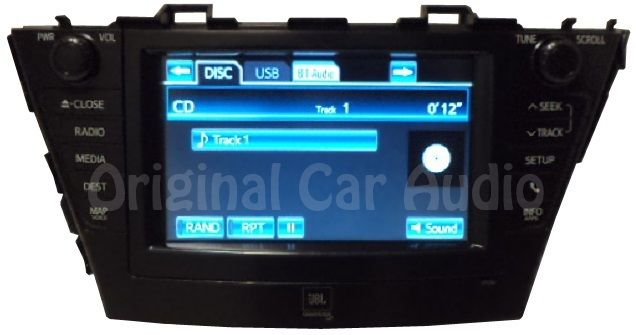 Toyota JBL Radio GreenEdge Navigation GPS E7034 CD Player