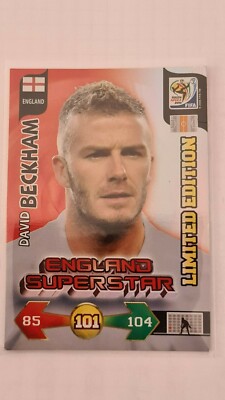 Adrenalyn XL WM World Cup 2010 - David Beckham Limited Edition England Superstar