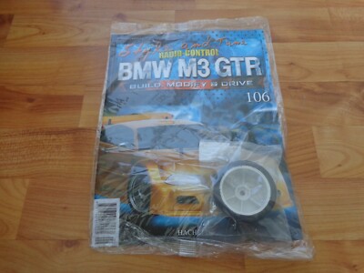 1/10 HACHETTE BUILD THE BMW M3 GTR RC T4SN THUNDER TIGER CAR KIT ISSUE 106