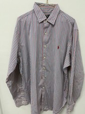 Polo Ralph Lauren Classic Fit Long Sleeve Button Up Shirt Striped XL 1124