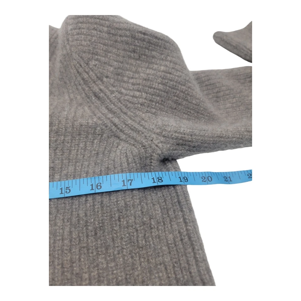 Suéter Banana Republic Mujer M RELAJADO ACANALADO VISÓN BREZO Cachemira Minimalista Foto 4 de 4