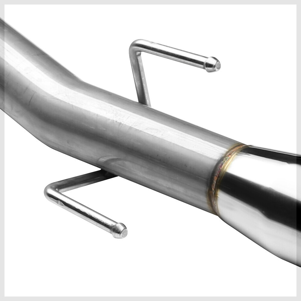 Stainless Steel Catback Exhaust System 4.5" Muffler Tip for 9397 Honda