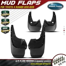 4x Mud Flaps Splash Guards for Toyota 4Runner 2014-2019 V6 4.0L w/Ground Effects