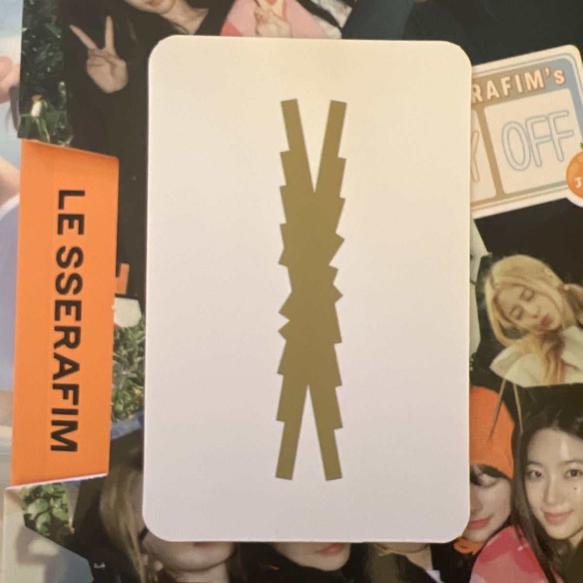 LESSERAFIM weverse ユニバ ANTIFRAGILE ウンチェ LE SSERAFIM - EUNCHAE - ANTIFRAGILE WEVERSE ALBUMS VER. PHOTO CARD