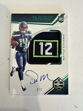 2019 Limited Dk Metcalf RC Auto #2/5 With 12 Patch