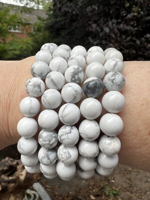 Howlith Kristall Armbänder 8 mm