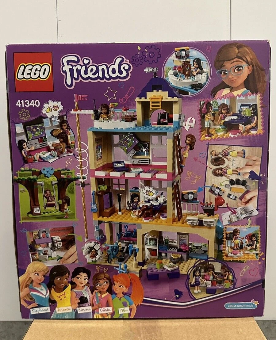 Lego - LEGO Friends Friendship House 41340 Ensemble de construction pour  enfants avec mini-poupées, jouets pour filles populaires pour Noël et la  Saint-Valentin (722 pièces) (Discontinué par le fabricant) - Briques Lego 