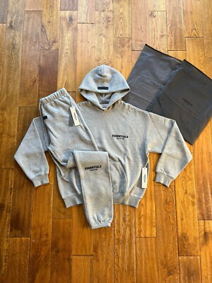 Tracksuit Essentials Dark Heather Oatmeal FOG Essentials Dark