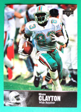 1997 UPPER DECK LEGENDS MARK CLAYTON #90 MIAMI DOLPHINS NICE