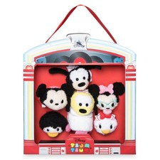 US Disney Store años 50 Diner Set de 6 Micro Tsum Tsum ¡en caja! ¡NUEVO CON ETIQUETAS! Mickey Minnie