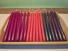 Handcrafted Coloured Beeswax Taper Candles | Locally Sourced & Eco-Friendly