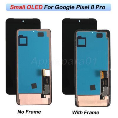 Smaller OLED For Google Pixel 8 Pro LCD Display Touch Screen Frame Replacement