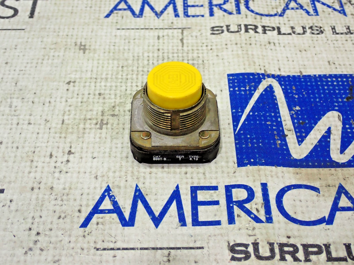 Yellow Pushbutton 800T-B Head Ser T | eBay