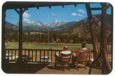 Rocky Mountain National Park CO Mt. Ypsilon Freom Y.M.C.A. Conference Postcard