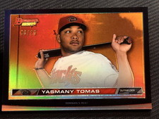 2015 Bowman's Best HI-DEF ORANGE REFRACTOR ROOKIE Yasmany Tomas 06/25