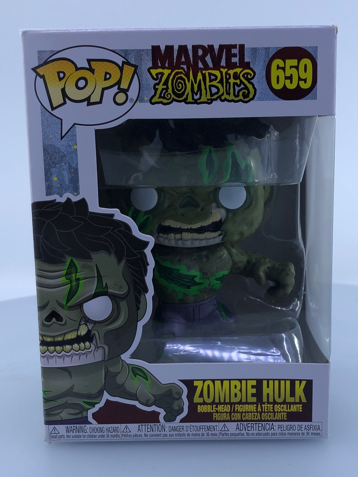 Sale Funko Pop! Marvel Zombies Zombie Hulk #659 Vinyl Figure Damaged Box See Pics