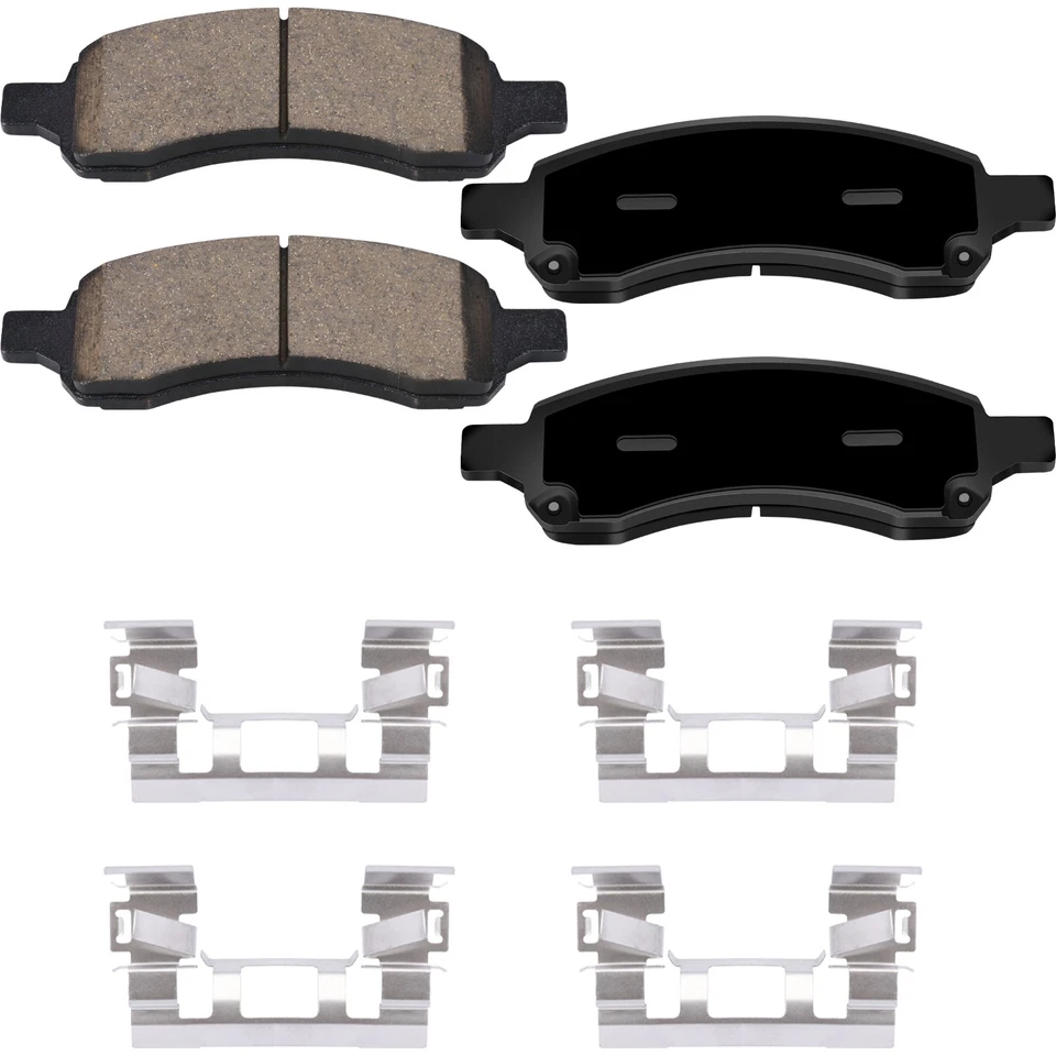 Pastilla de freno delantera de cerámica para Enclave Colorado Traverse Acadia Canyon Envoy frenos Foto 2 de 4