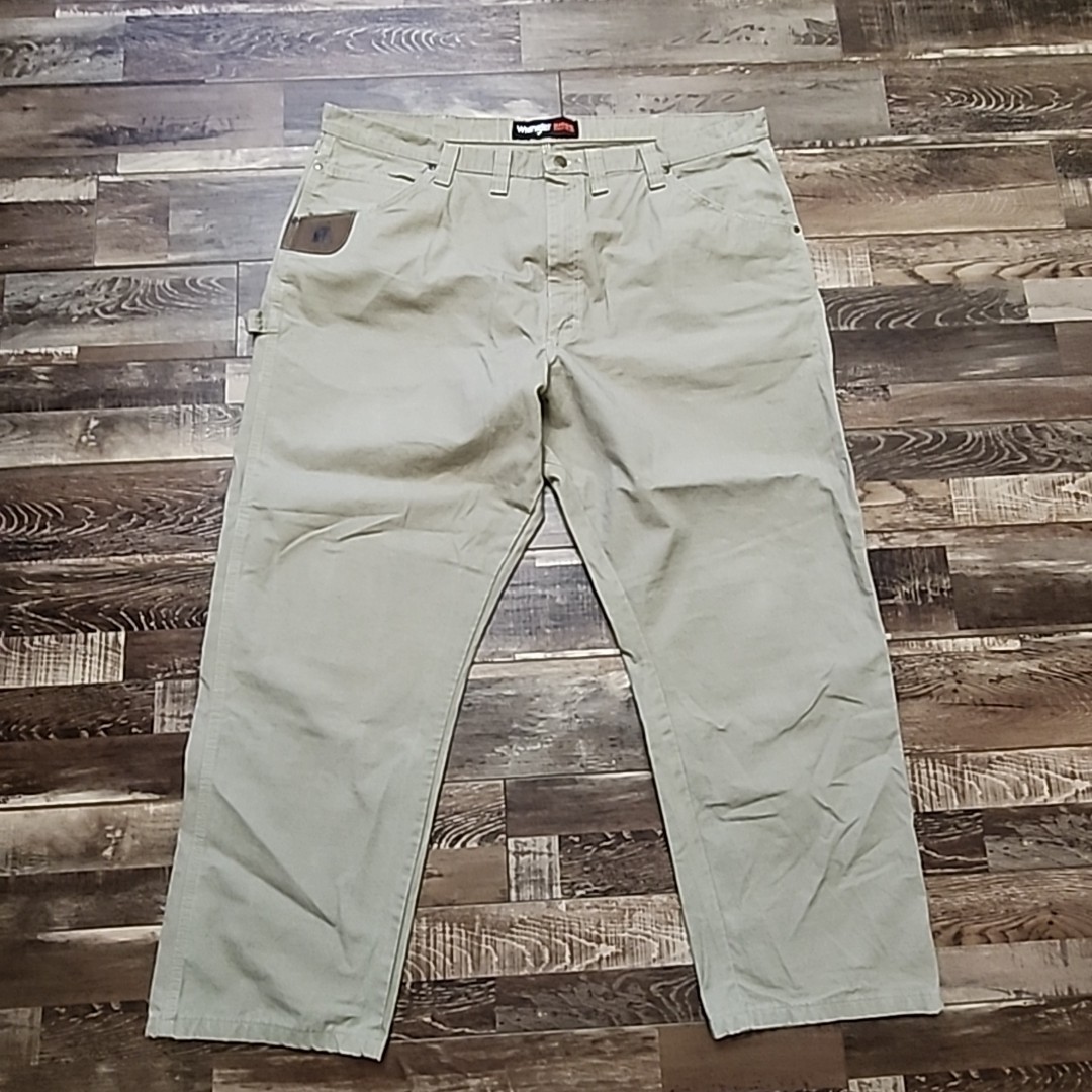 Wrangler Riggs Mens Size 44 x 30 Workwear Carpenter Relaxed RipStop Work Pants
