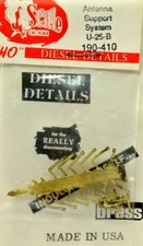 Cal Scale 190-410 HO Brass U-25B Antenna Stanchions