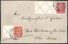Germany 1928 Kant Hindenburg Mi W30W23 Se Tenants On Cover USED 116365 — photo 1