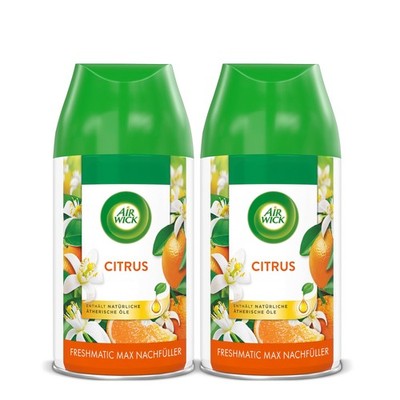Raumduft Air Wick Freshmatic Max DUO Nachfüller Citrus 2x250ml Duftspender