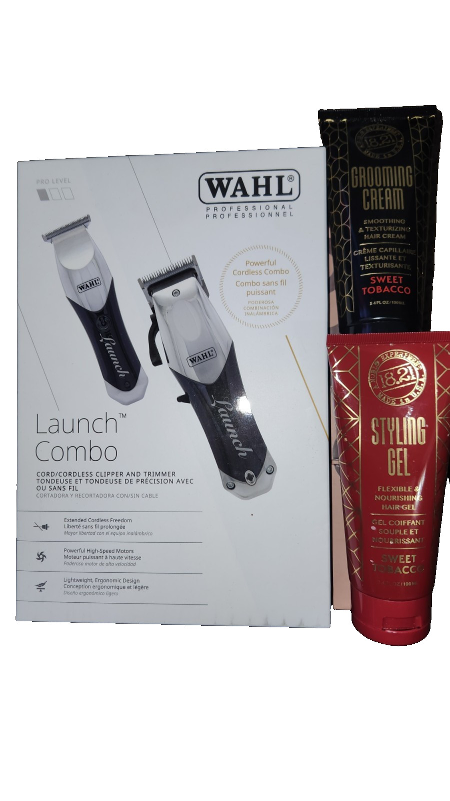 Wahl Professional 8001 Launch Combo  Clipper & Trimmer W/18.