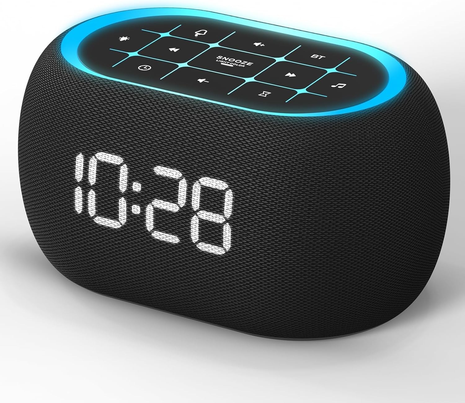 Alarm Clock White Noise Sound Machine with Bluetooth Speaker 21 Soothing Sounds
