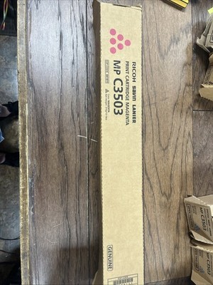 Ricoh 841815 Magenta Toner Cartridge MP C3503 Genuine New Sealed Box