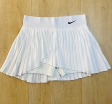 Nike Court Dri-FIT Advantage Pleated Tennis Skirt White Women s MediumDR6849-100